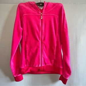 Juicy Couture Y2K Fuchsia Velour Hoodie